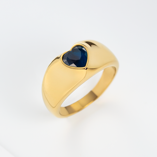 Paul Hewitt Bold Heart Ring Gold Begrenzte Freigabe