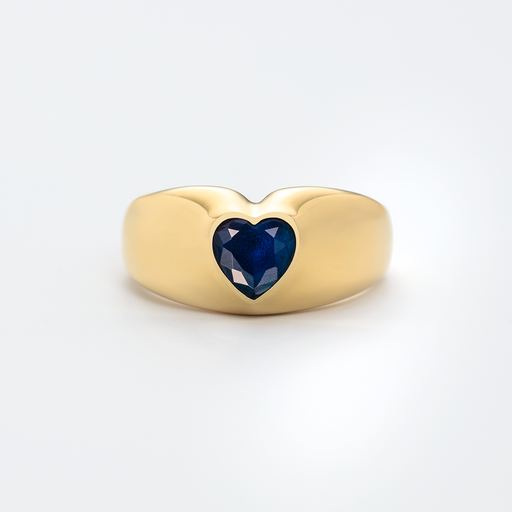 Paul Hewitt Bold Heart Ring Gold Begrenzte Freigabe