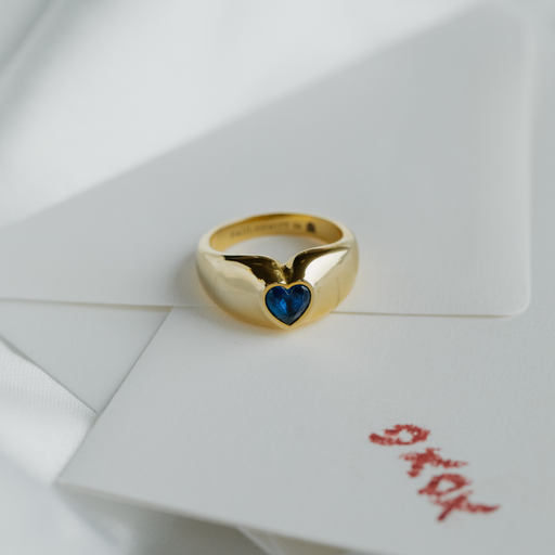 Paul Hewitt Bold Heart Ring Gold Begrenzte Freigabe