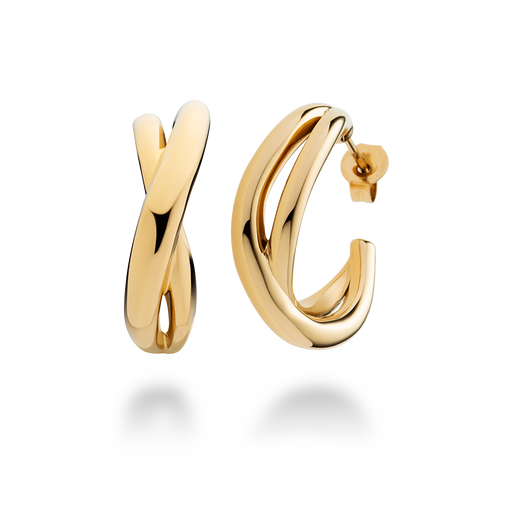 Paul Hewitt Waves Ohrring Gold Zeitbegrenzte Promotion
