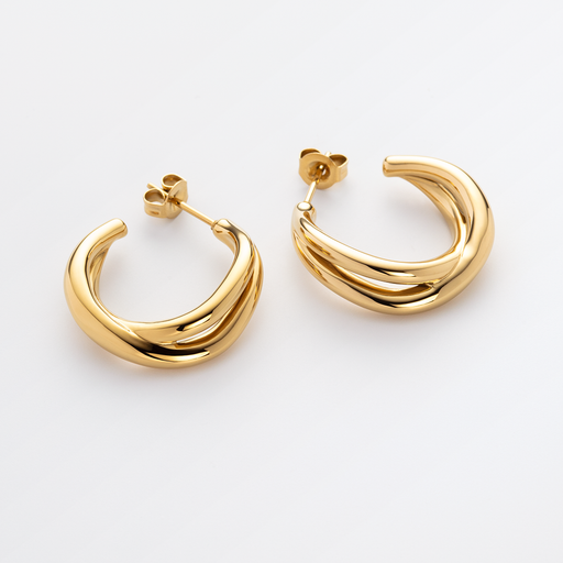 Paul Hewitt Waves Ohrring Gold Zeitbegrenzte Promotion