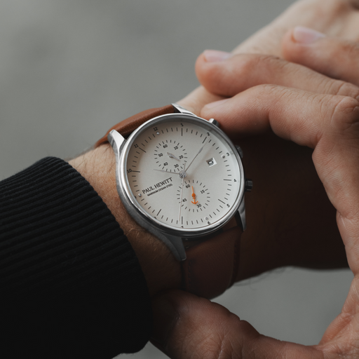 Paul Hewitt Chrono Quartz Leder brown Nur noch ein Tag übrig