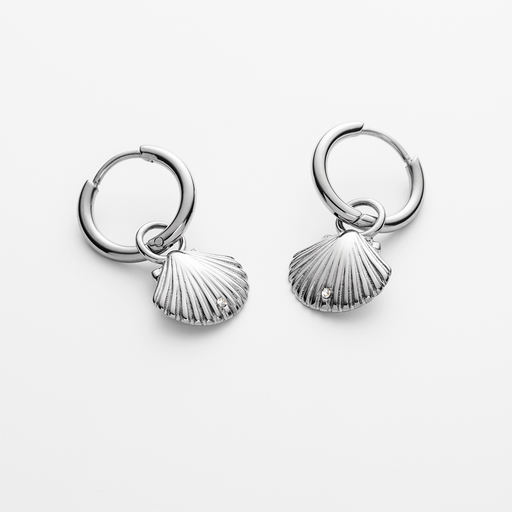 Paul Hewitt Scallop Ohrring Silber Begrenztes Angebot