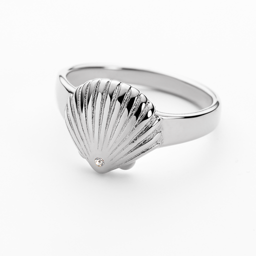 Paul Hewitt Scallop Ring Silber Saisonschlussverkauf