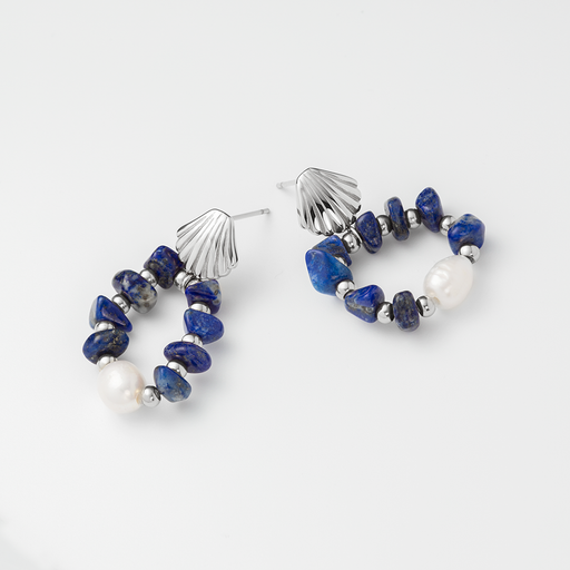 Paul Hewitt Scallop Stone Ohrring Silber Cyber Monday