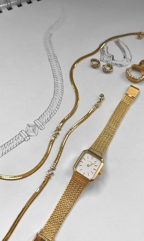 Paul Valentine Retro Sparkling Necklace JETZT KAUFEN