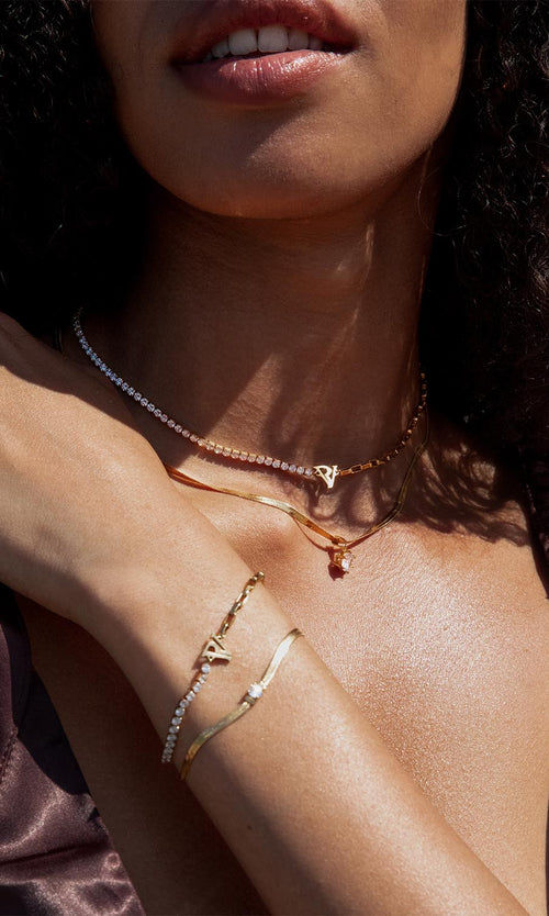 Paul Valentine Brilliant Sleek Necklace Bis zu 50% Rabatt