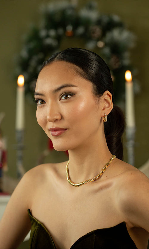 Paul Valentine Sparkle Twisted Hoops Begrenzt auf 3 Tage