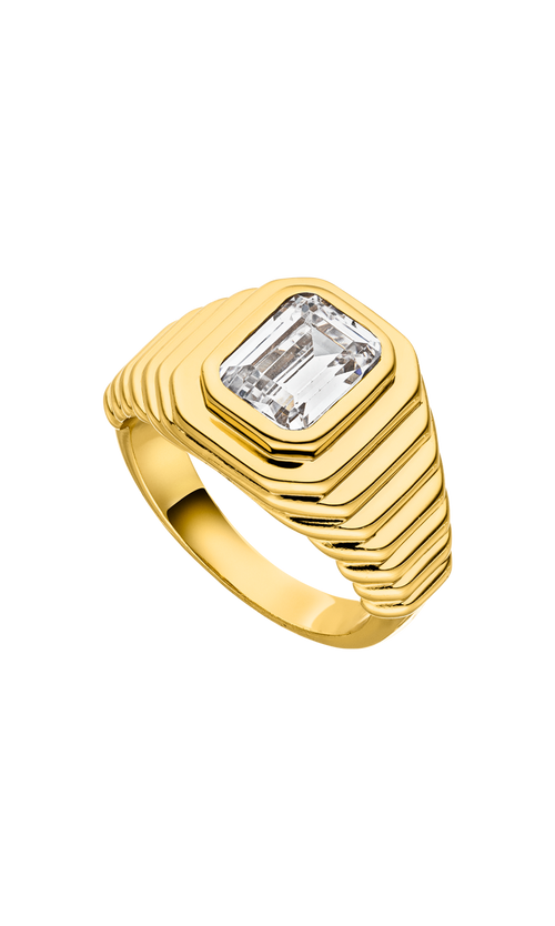 Paul Valentine Emerald Ring White Günstiger Verkauf