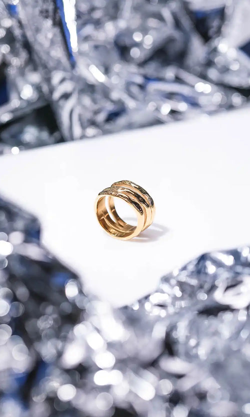 Paul Valentine Molten Triple Ring Bis zu 55% Rabatt