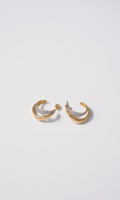 Paul Valentine Crystal Galaxy Hoops zollfrei