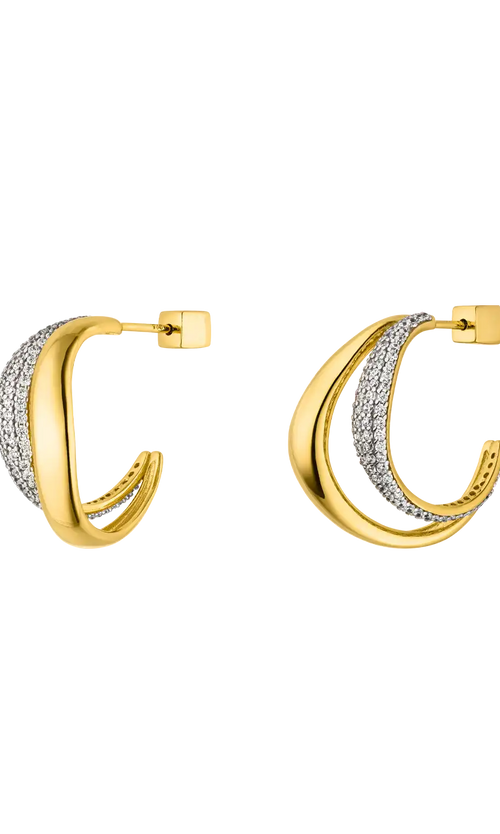 Paul Valentine Crystal Galaxy Hoops zollfrei