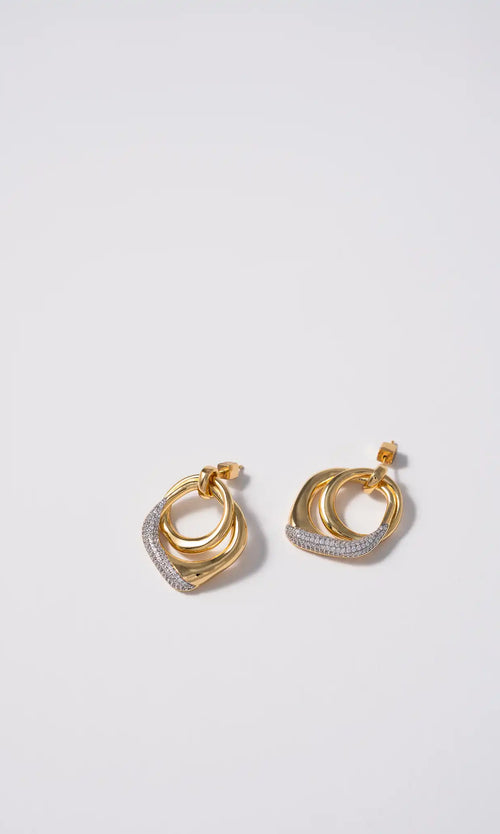 Paul Valentine Crystal Galaxy Earrings Verkauf