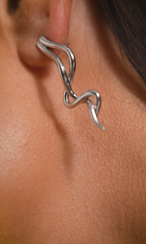 Paul Valentine Wave Rush Earrings Online Shopping