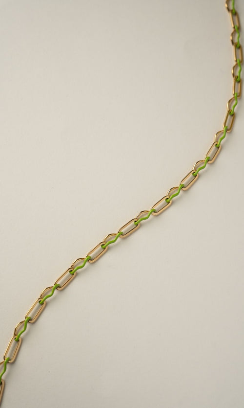 Paul Valentine Wave Rush Enamel Necklace Saisonschlussverkauf