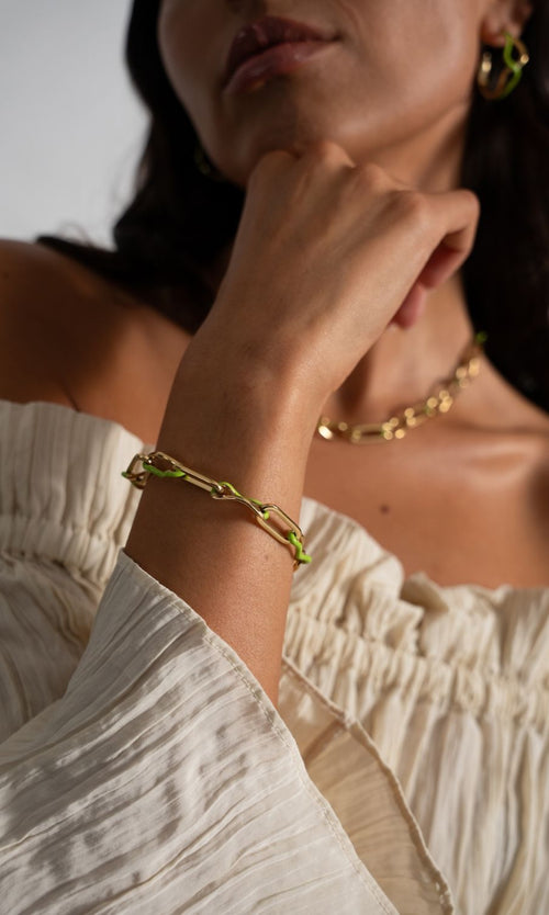 Paul Valentine Wave Rush Enamel Bracelet Black Friday