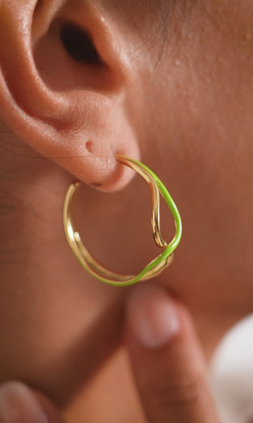 Paul Valentine Wave Rush Enamel Hoops Osterangebot