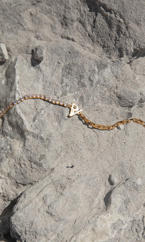 Paul Valentine PV Tennis & Chain Necklace Blitzangebot