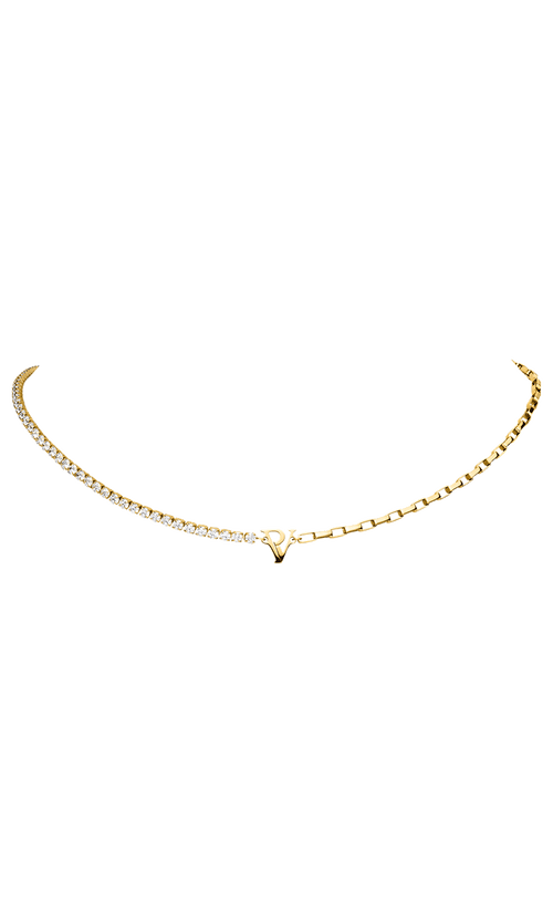 Paul Valentine PV Tennis & Chain Necklace Blitzangebot