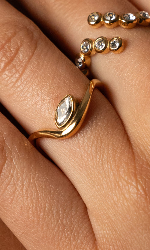 Paul Valentine Adorn Ring Marquise Wochenangebot