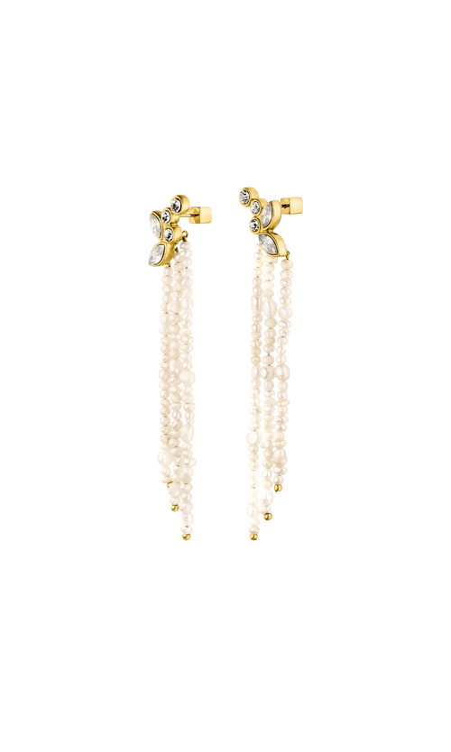 Paul Valentine Adorn Earrings Pearl Tassel Zeitbegrenzte Promotion