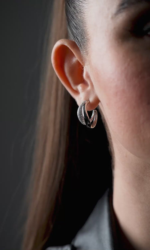 Paul Valentine Crystal Galaxy Hoops Riesige Rabatte