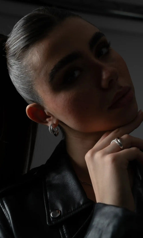 Paul Valentine Crystal Galaxy Hoops Riesige Rabatte