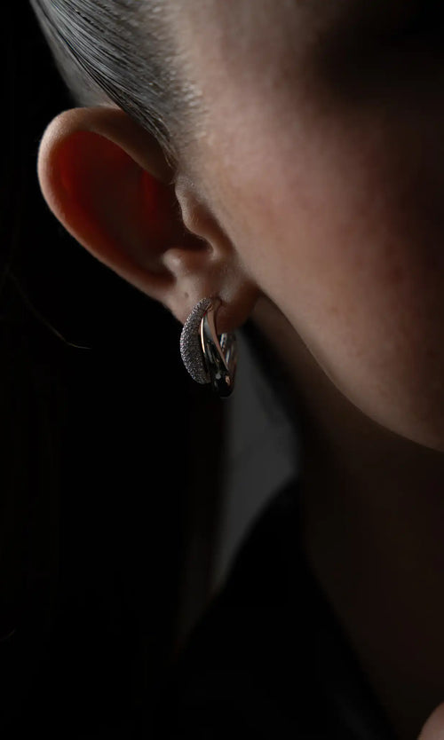 Paul Valentine Crystal Galaxy Hoops Riesige Rabatte