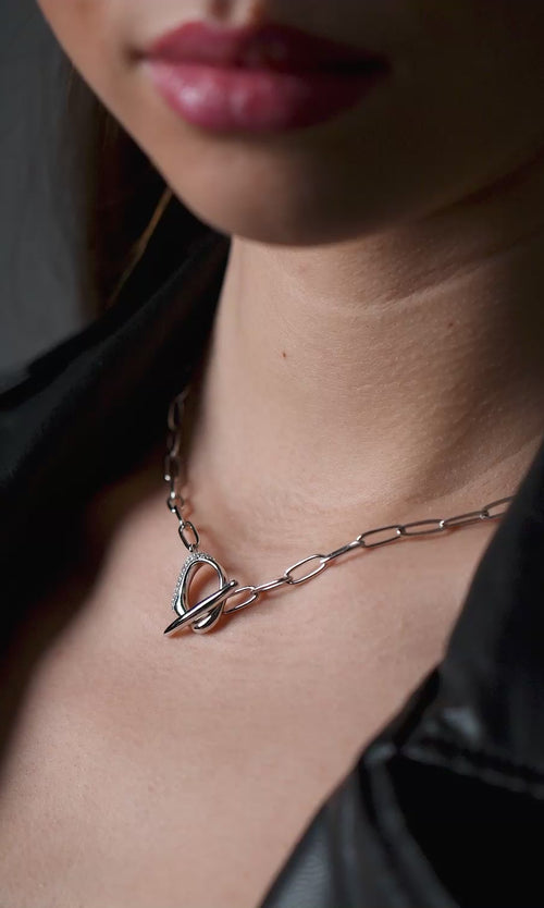 Paul Valentine Crystal Galaxy Necklace Kostenloser Versand international