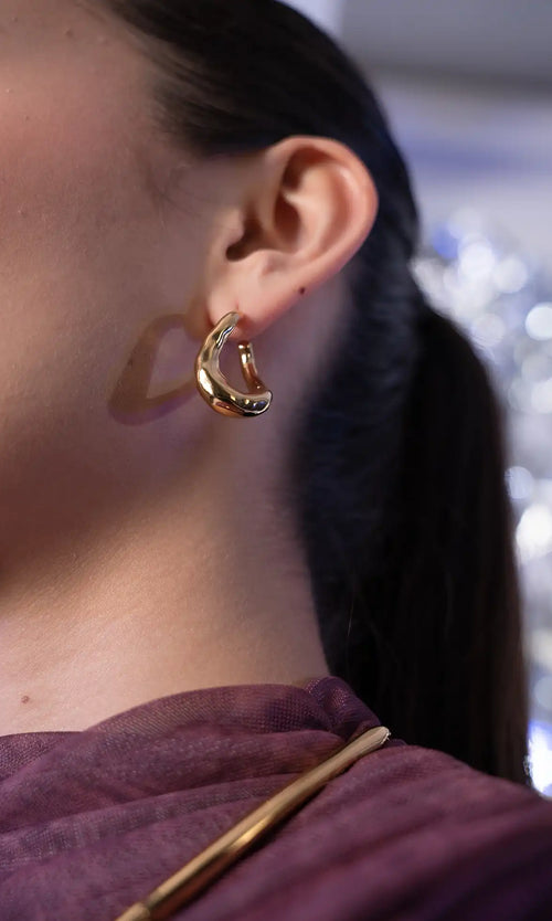 Paul Valentine Molten Twisted Hoops 2025