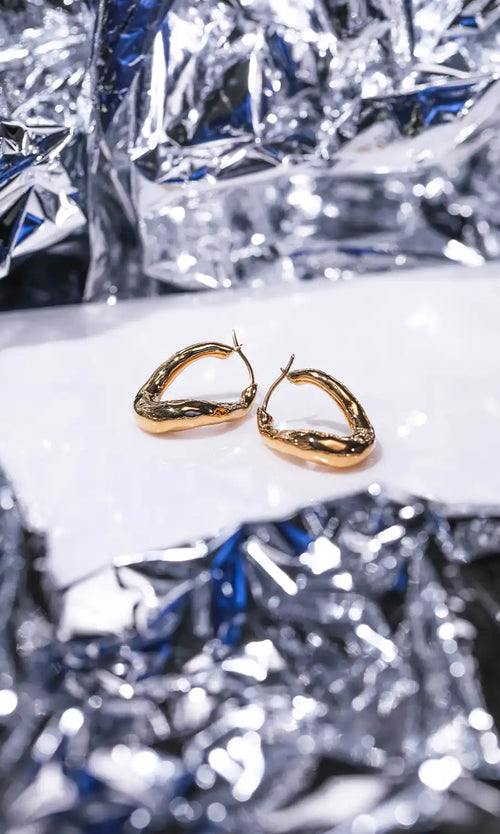 Paul Valentine Molten Twisted Hoops 2025