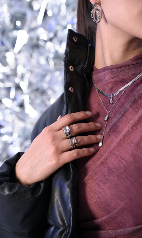 Paul Valentine Molten Triple Ring Auslauf