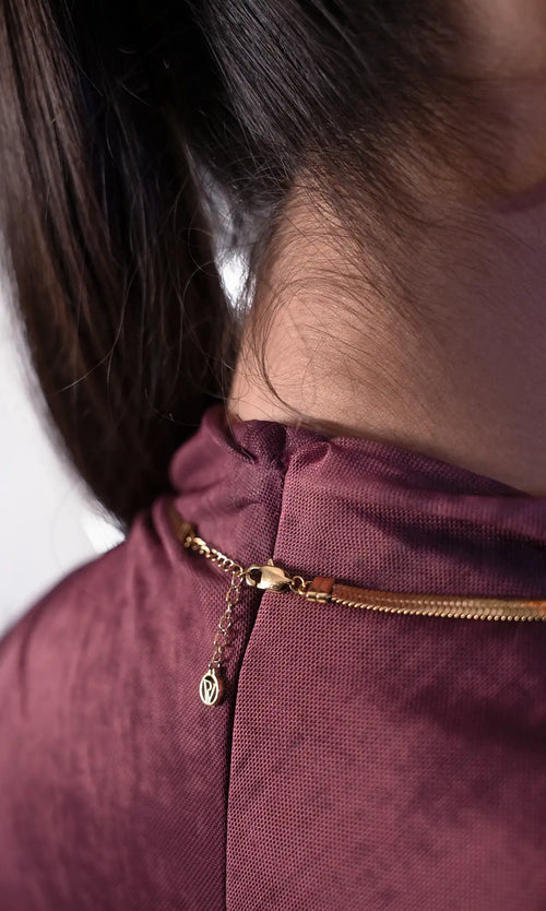 Paul Valentine Molten Sleek Necklace im Angebot