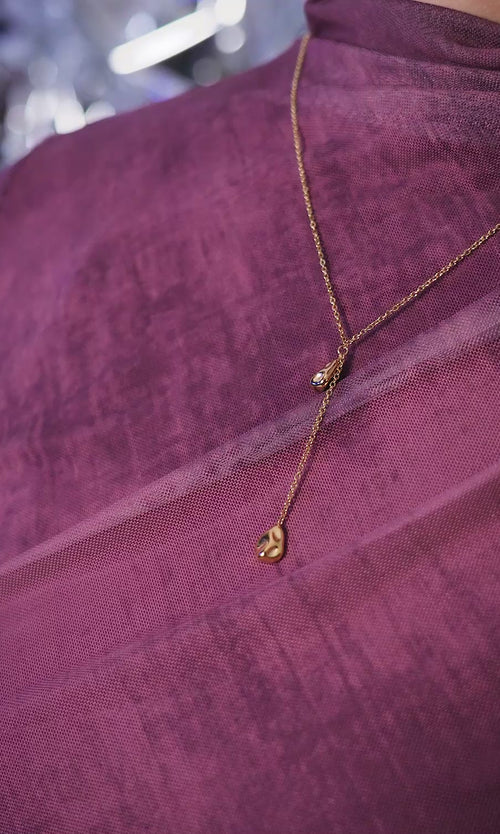 Paul Valentine Molten Y-Necklace Günstiger Verkauf