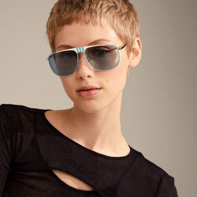 Pilgrim YANARA Sonnenbrille Blau/Gold Hotsell