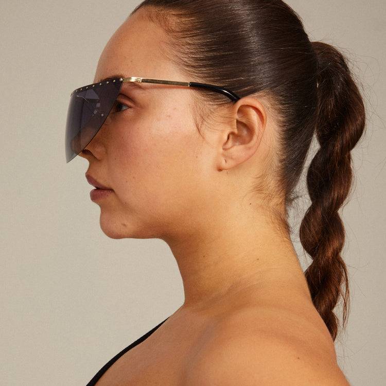 Pilgrim ALIAN Sonnenbrille Schwarz/Gold im Angebot