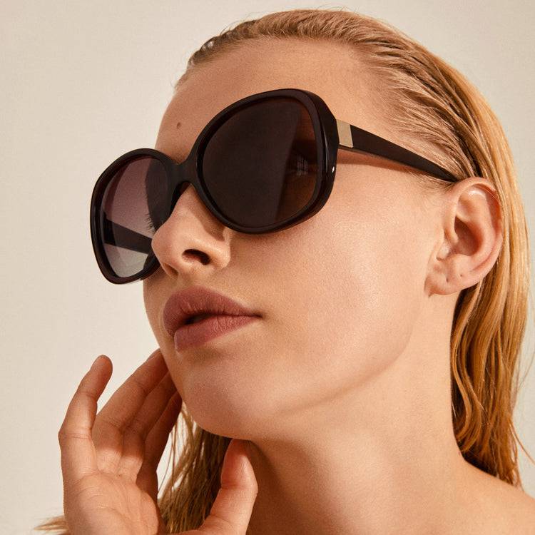 Pilgrim PARKER Oversized-Retro-Sonnenbrille, Braun Große Rabatte