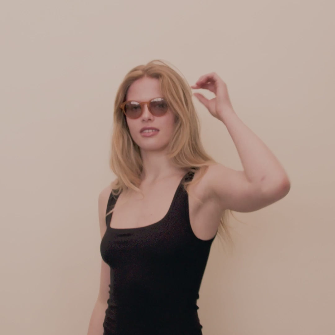 Pilgrim KYRIE Sonnenbrille Braun/Gold Tägliche Deals