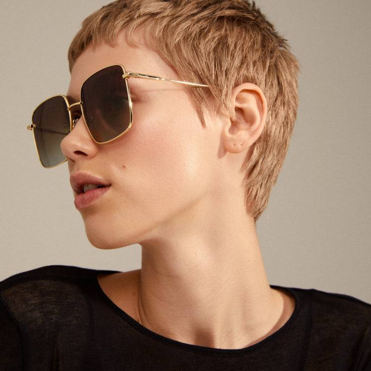 Pilgrim JONAN Sonnenbrille Braun/Gold Super Sparpreis