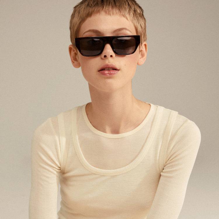 Pilgrim ENIEL Recycelte Sonnenbrille Schildpatt-Braun/Gold Begrenzte Freigabe
