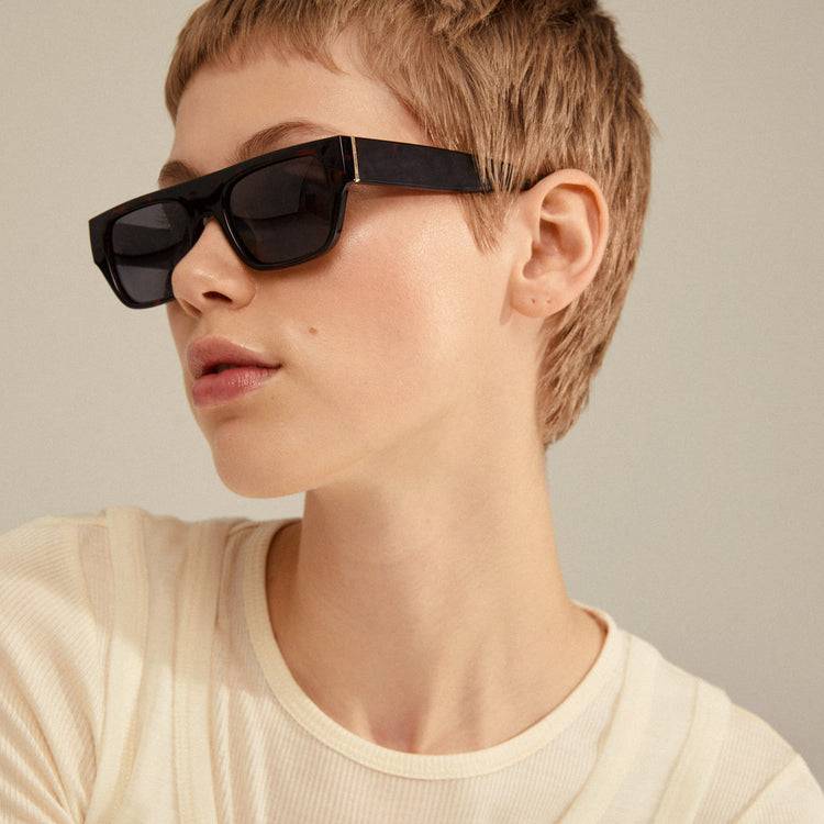 Pilgrim ENIEL Recycelte Sonnenbrille Schildpatt-Braun/Gold Begrenzte Freigabe