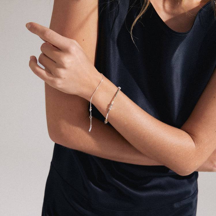 Pilgrim PIXIE Geschenkset, Armband 2-in-1-Set, versilbert Riesige Rabatte