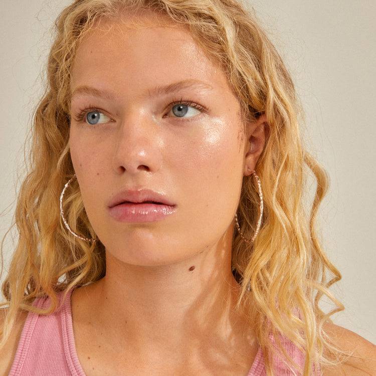 Pilgrim SUN recycelte Mega-Hoops versilbert Begrenzt auf 3 Tage