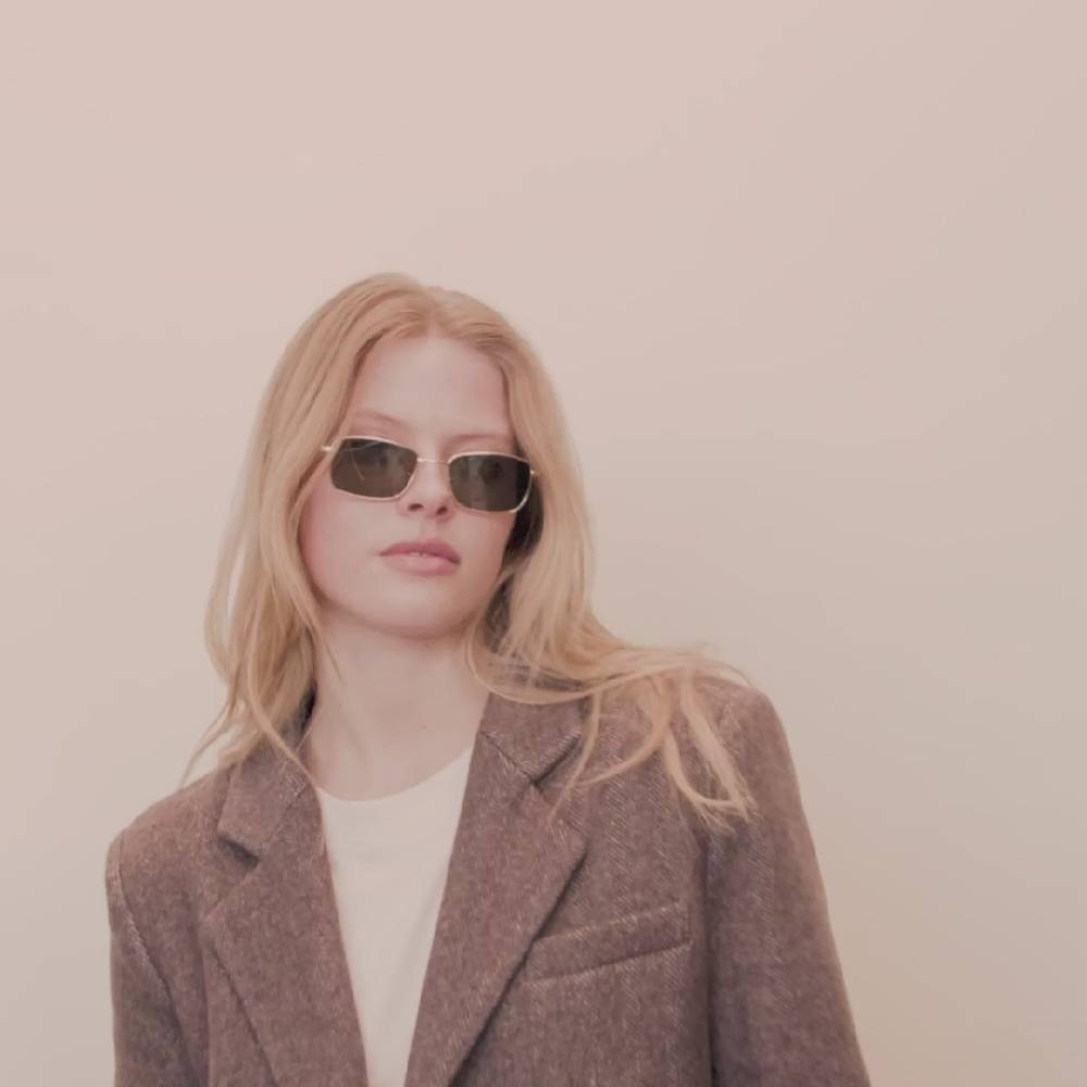 Pilgrim YEIDER Sonnenbrille Grün/Gold Großer Ausverkauf