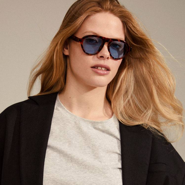 Pilgrim YARIL Recycelte Sonnenbrille Schildpatt-Braun Cyber Monday
