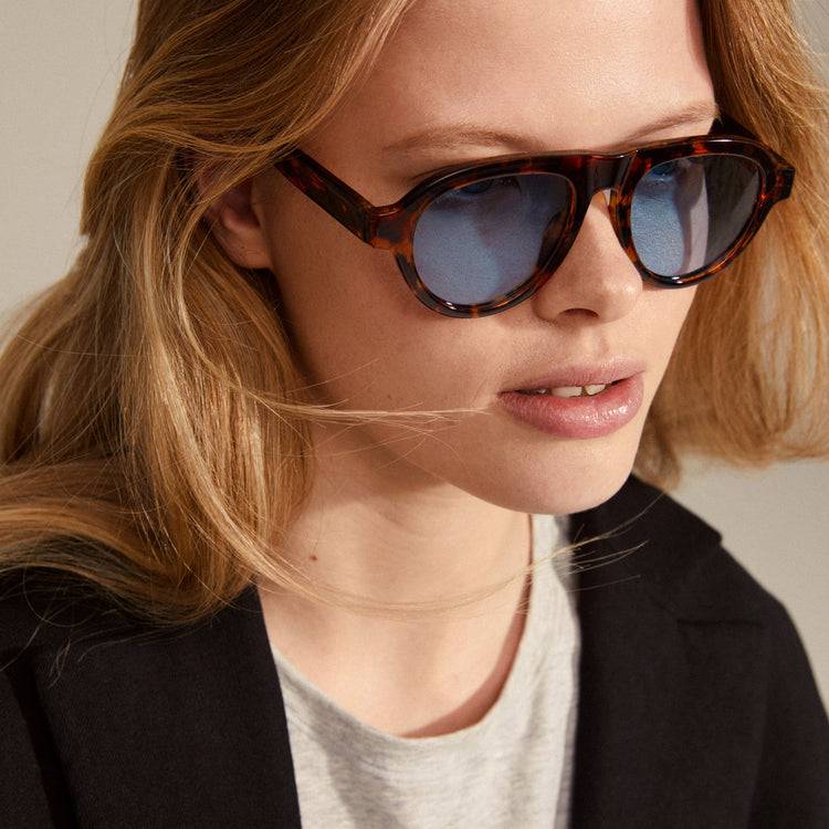 Pilgrim YARIL Recycelte Sonnenbrille Schildpatt-Braun Cyber Monday