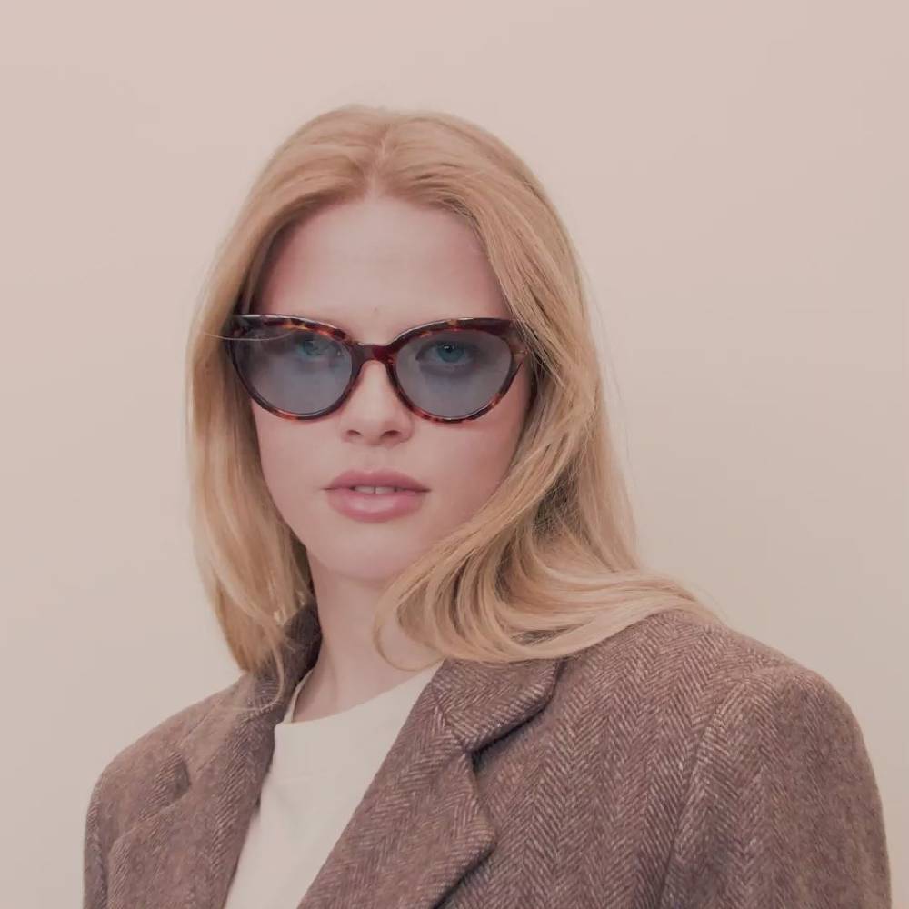 Pilgrim RAISA Recycelte Sonnenbrille Schildpatt-Braun Osterangebot