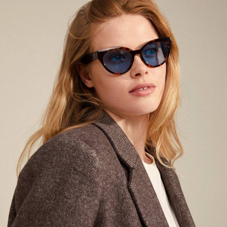 Pilgrim RAISA Recycelte Sonnenbrille Schildpatt-Braun Osterangebot