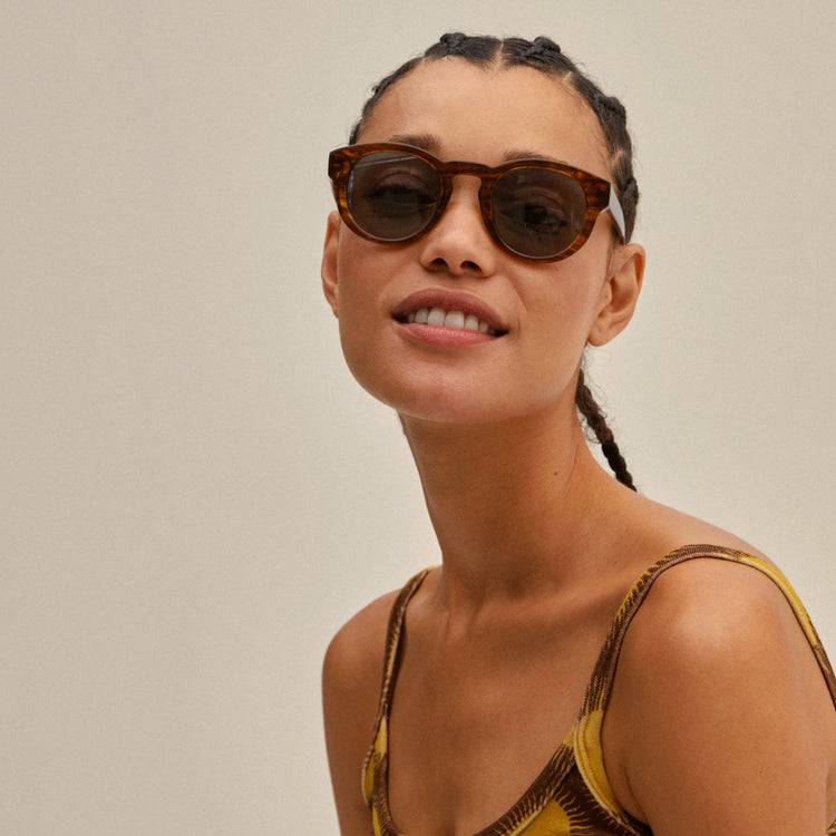 Pilgrim JANICA Recycelte Sonnenbrille Schildpatt-Braun Jubiläumsangebot
