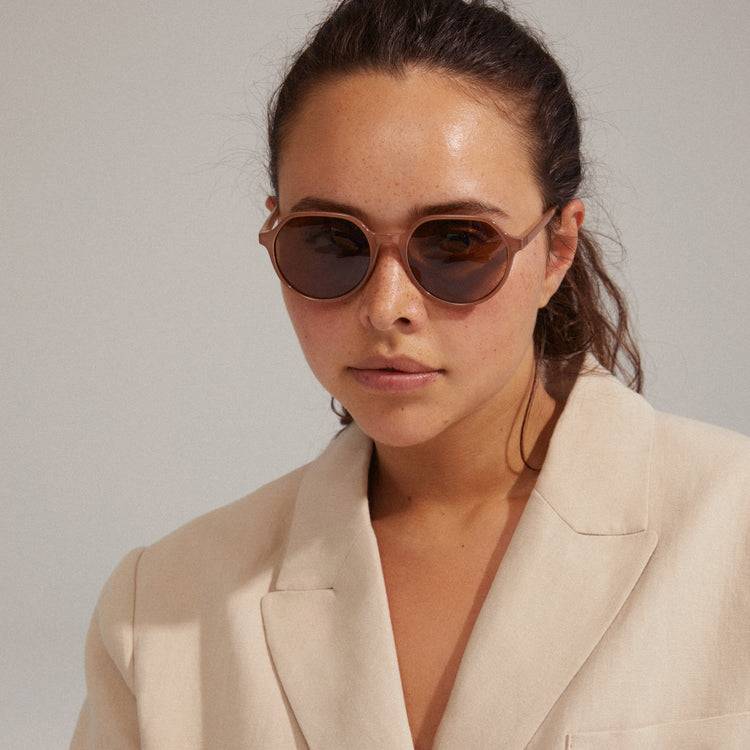 Pilgrim TRIANA recycelte Sonnenbrille hellbraun Verkauf